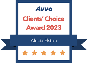 Avvo Clients' Choice Award 2023 - Alecia Elston